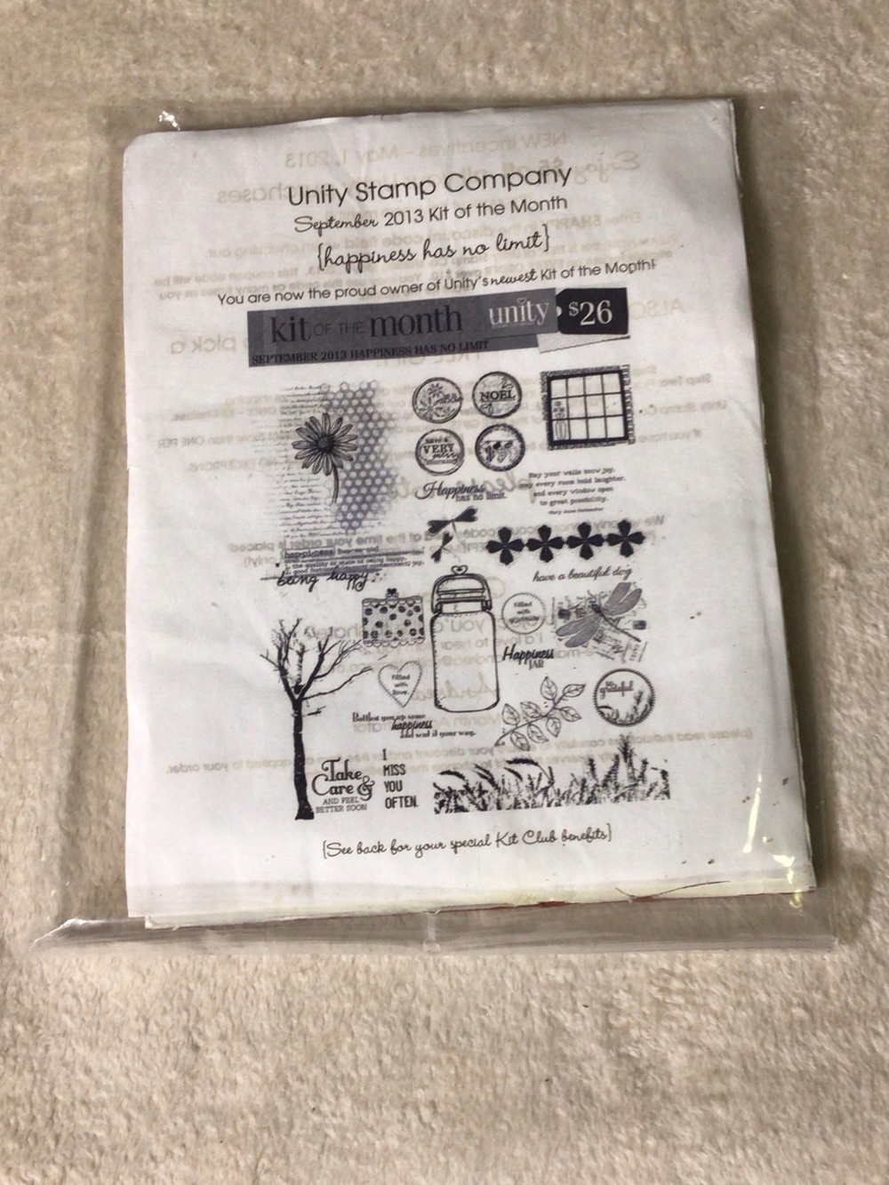 Unity Stamp company Kit - September 2013